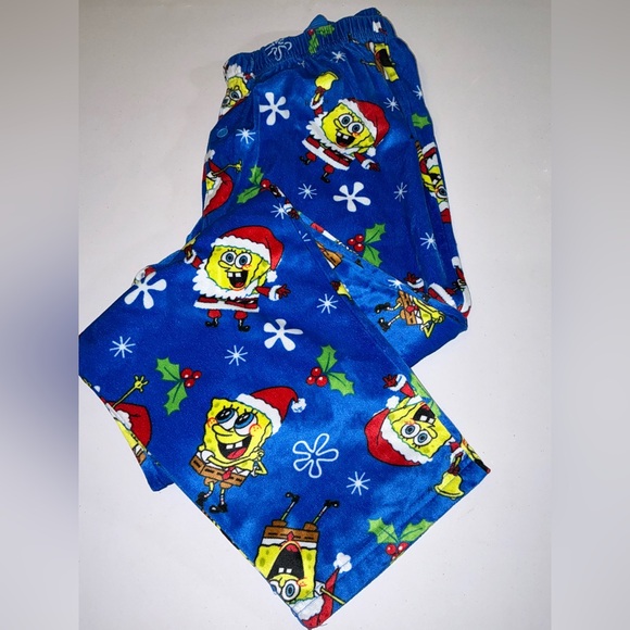 SpongeBob Squarepants Men’s Pajama Bottoms Size L - Picture 7 of 10